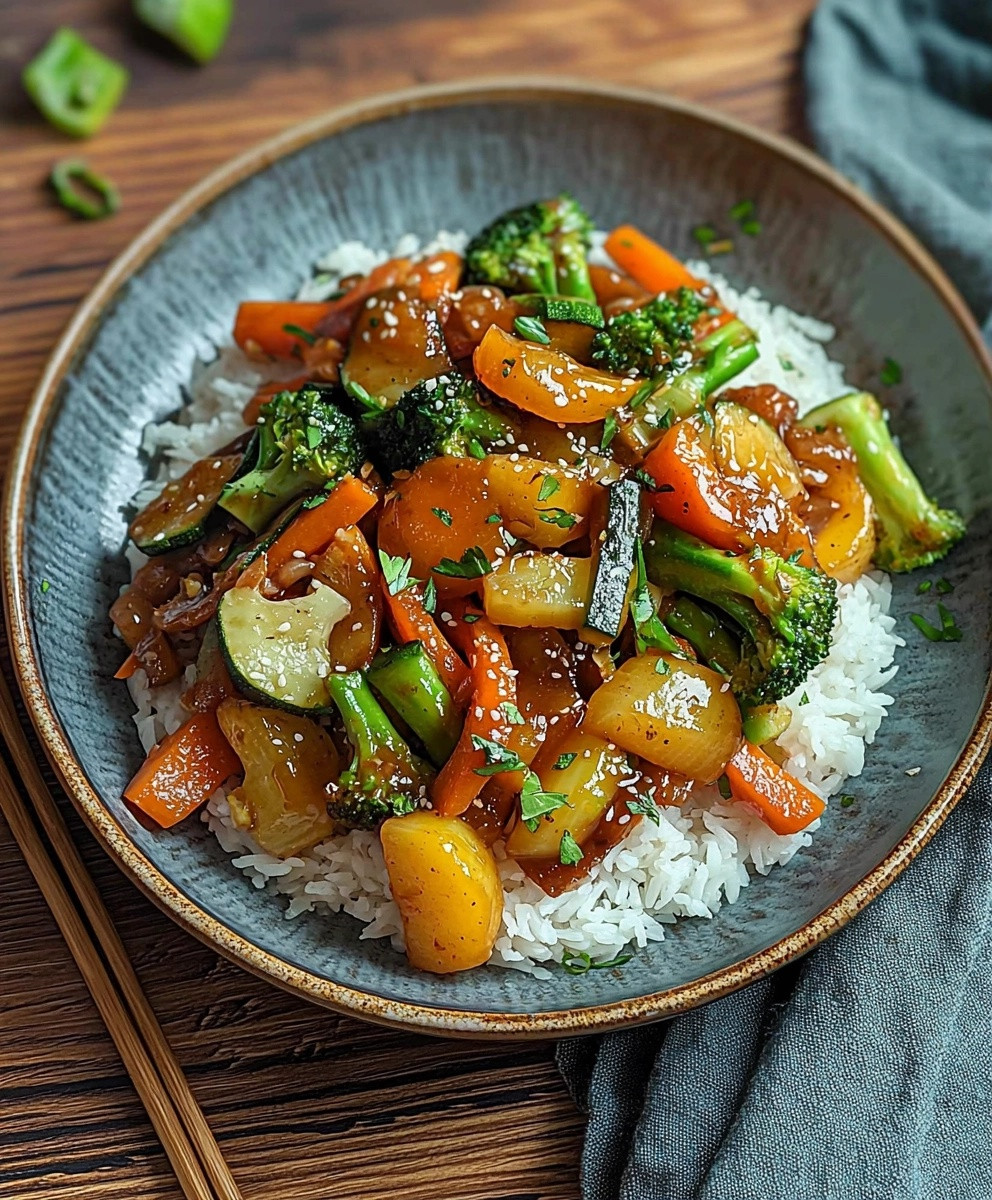 Asiatische Gemüsepfanne 15 Minuten