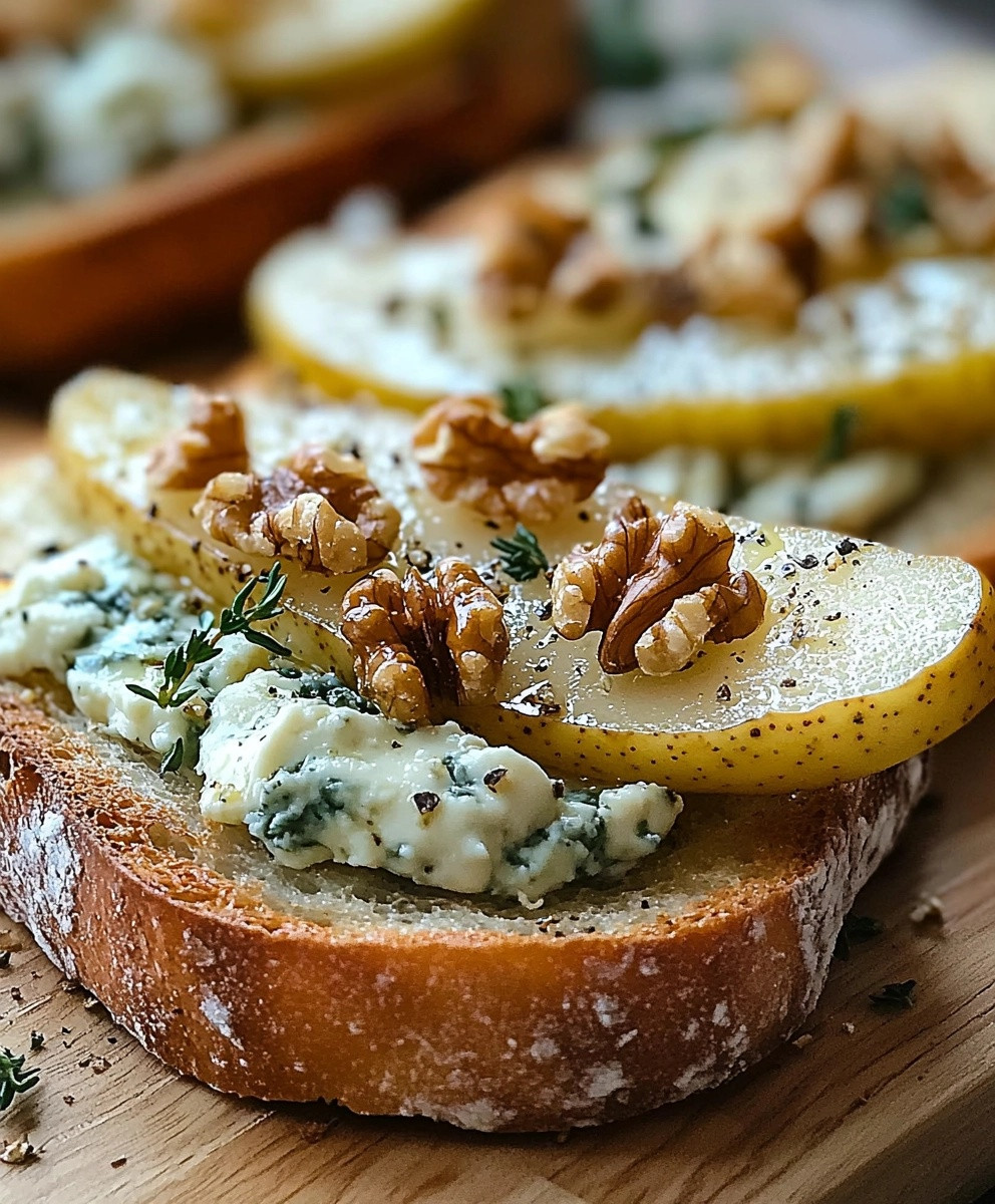 Birne Gorgonzola Walnussbrot