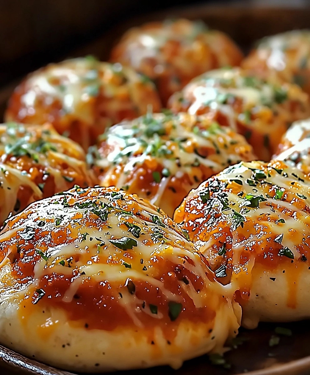Pizza Bällchen genießen