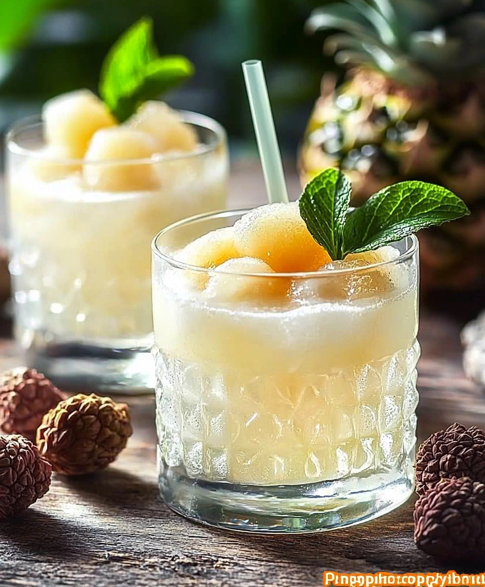 Ananas Litschi Limonade