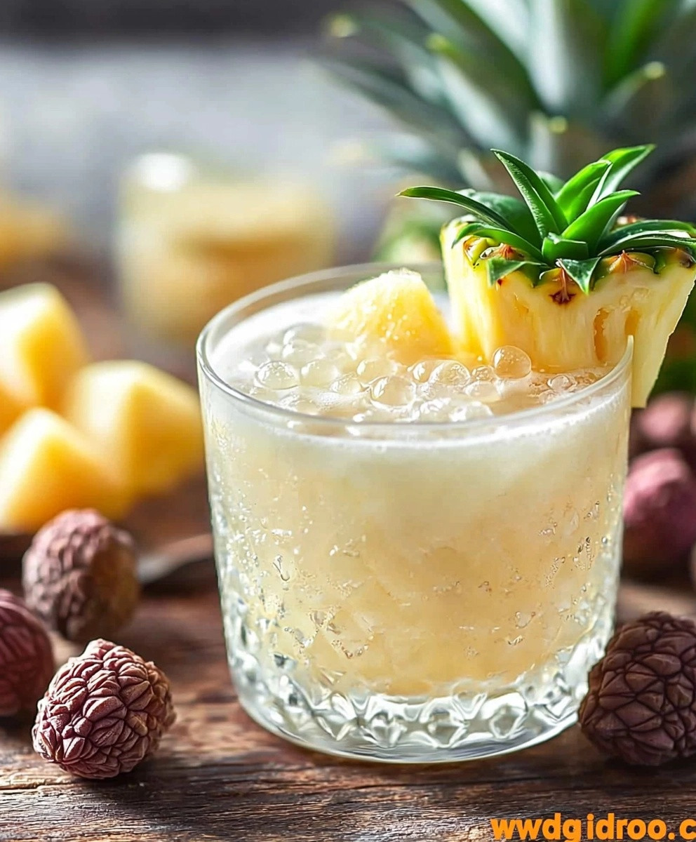 Ananas Litschi Limonade
