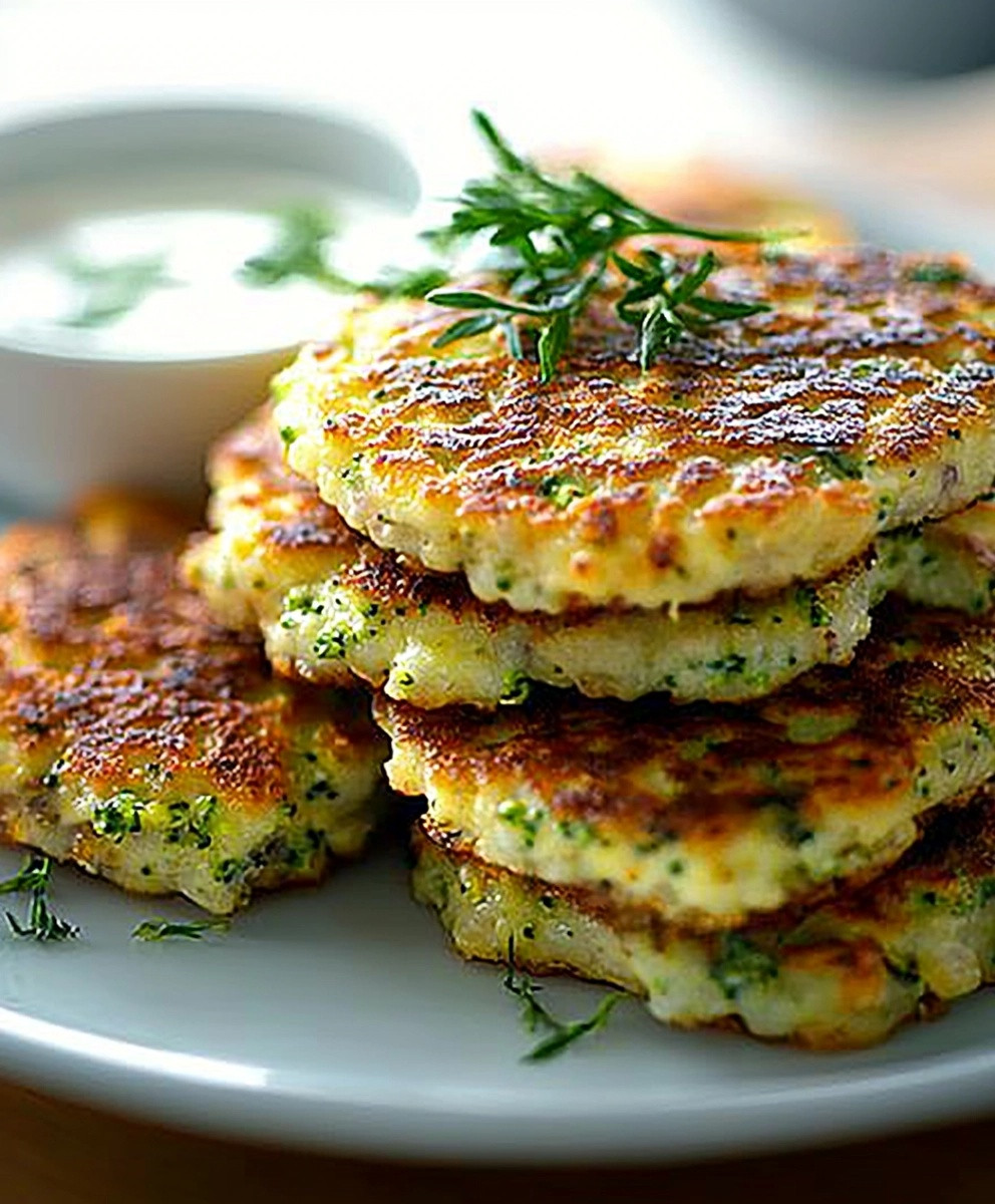 Brokkoli Käse Puffer gesund