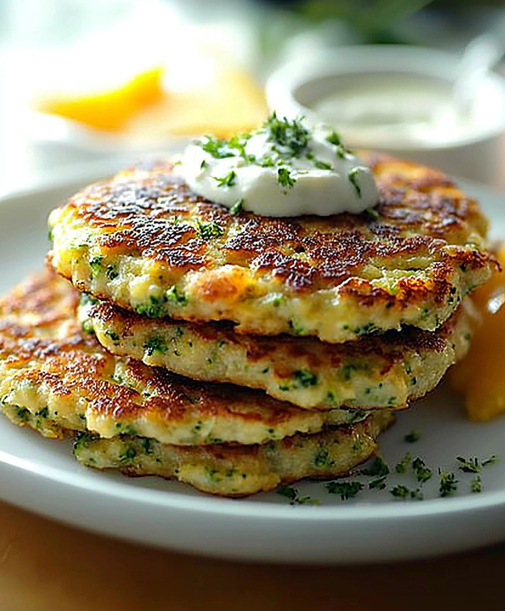 Brokkoli Käse Puffer gesund