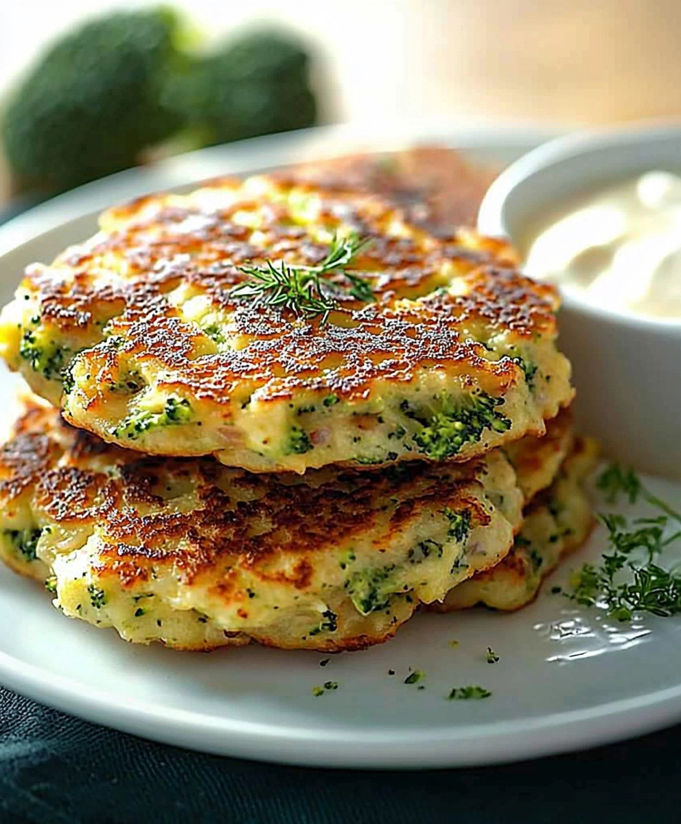 Brokkoli Käse Puffer gesund