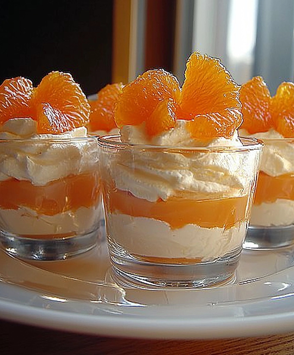 Mandarinen Quark Dessert