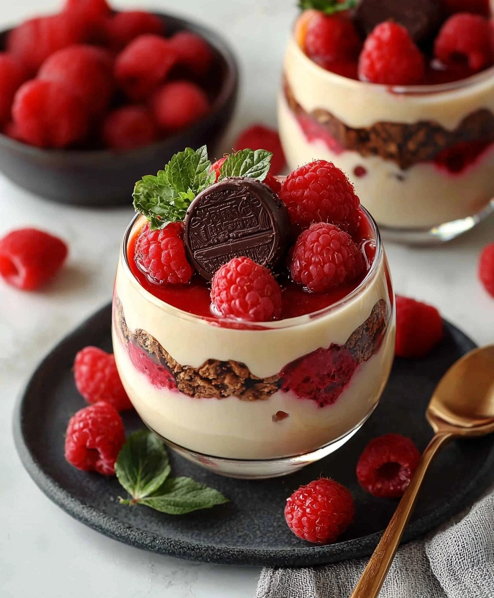 Schokokuss Dessert im Glas