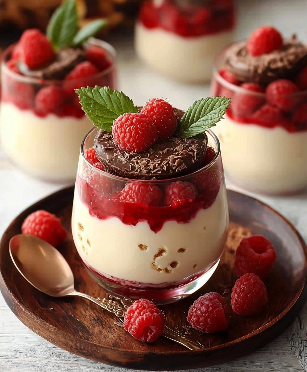 Schokokuss Dessert im Glas
