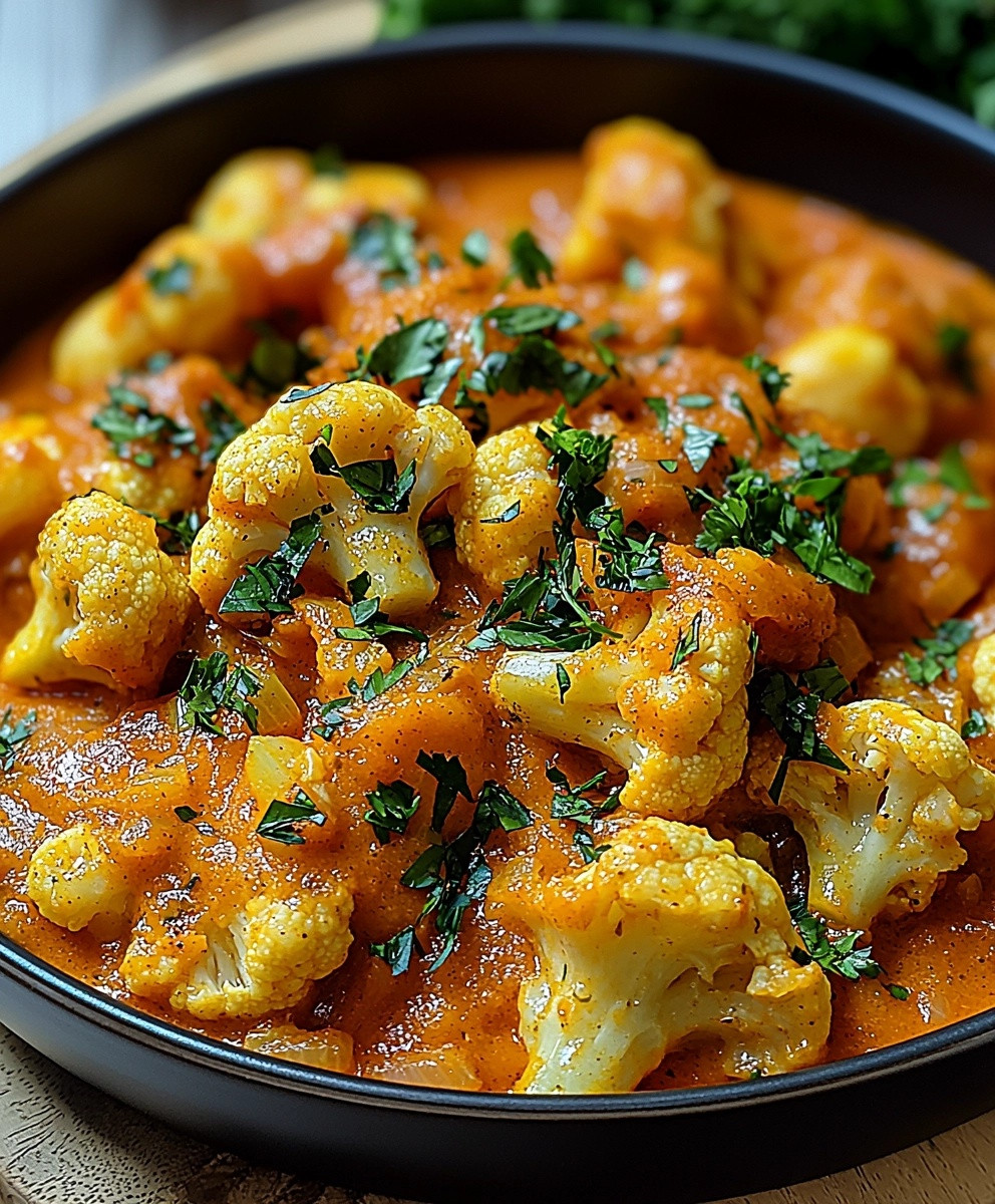 Blumenkohl Curry Backofen