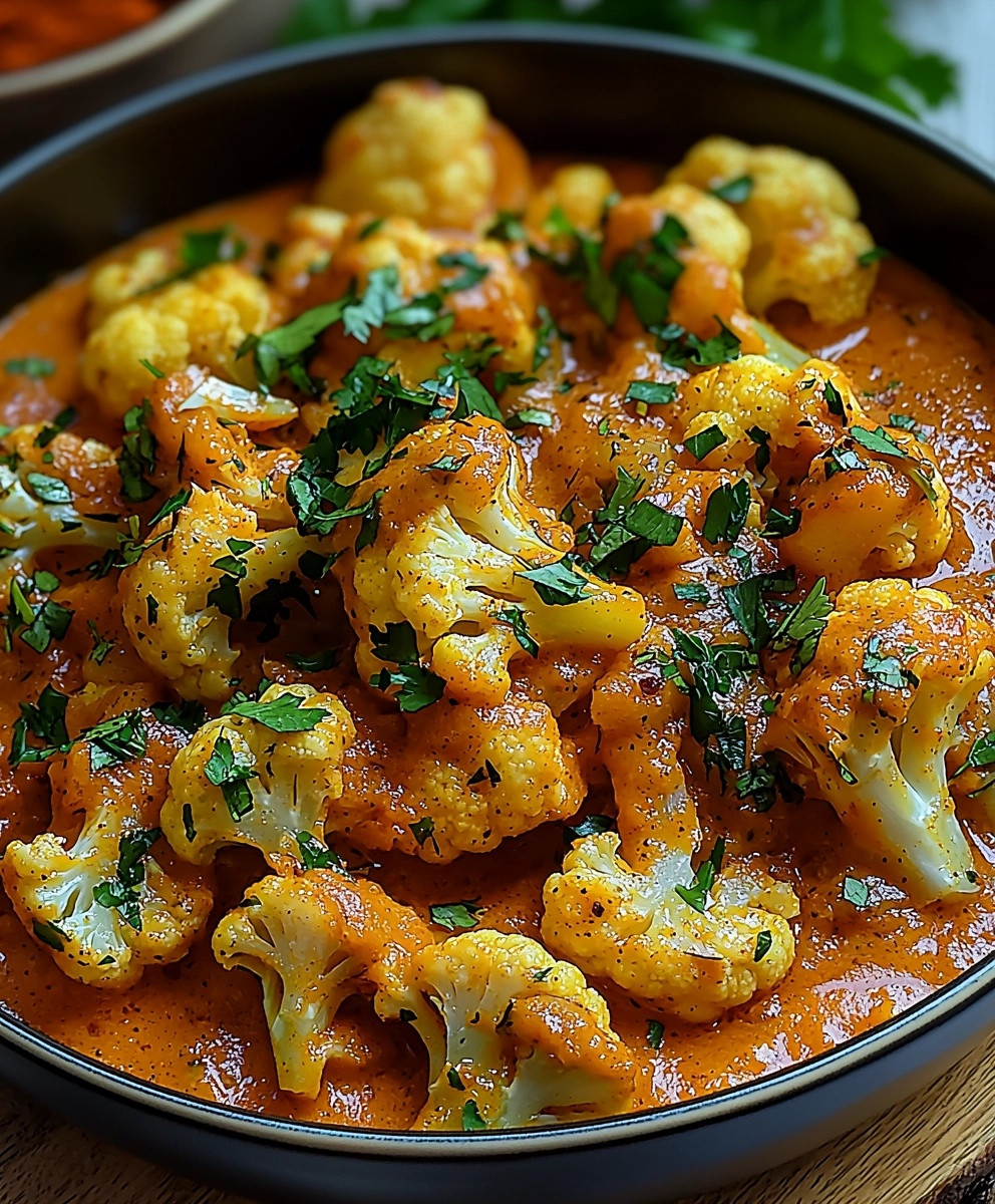 Blumenkohl Curry Backofen