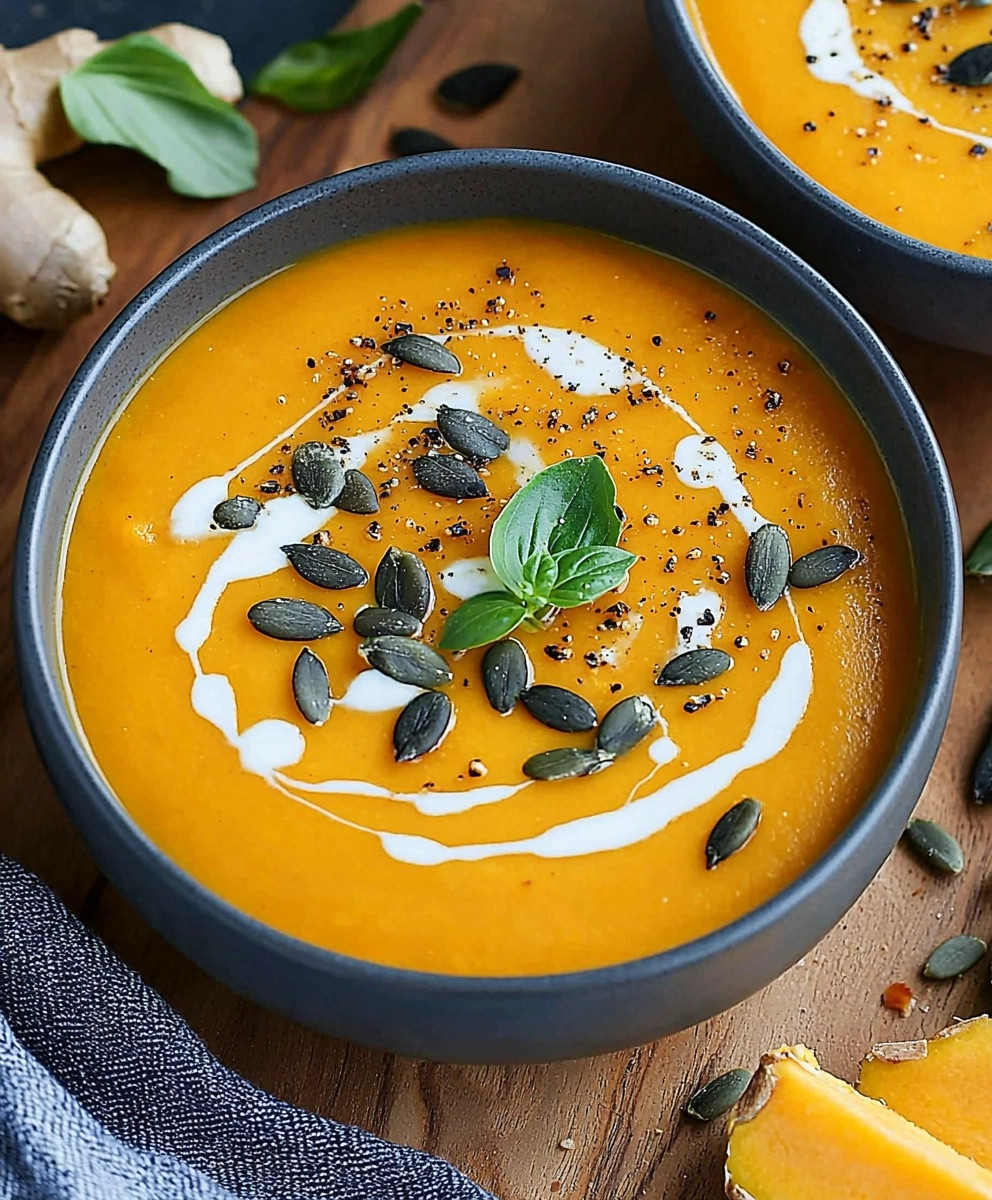Kürbissuppe mit Kokosmilch