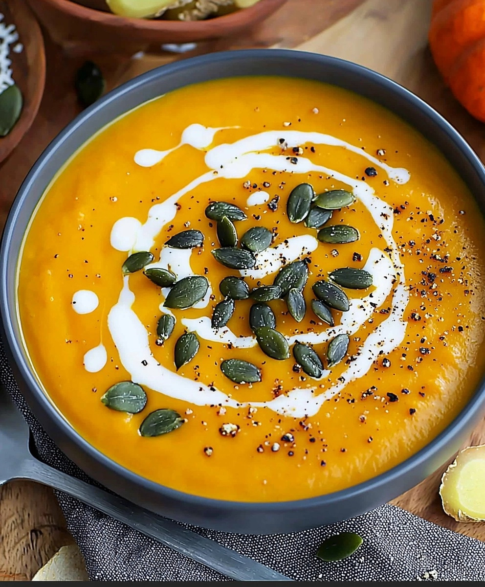 Kürbissuppe mit Kokosmilch