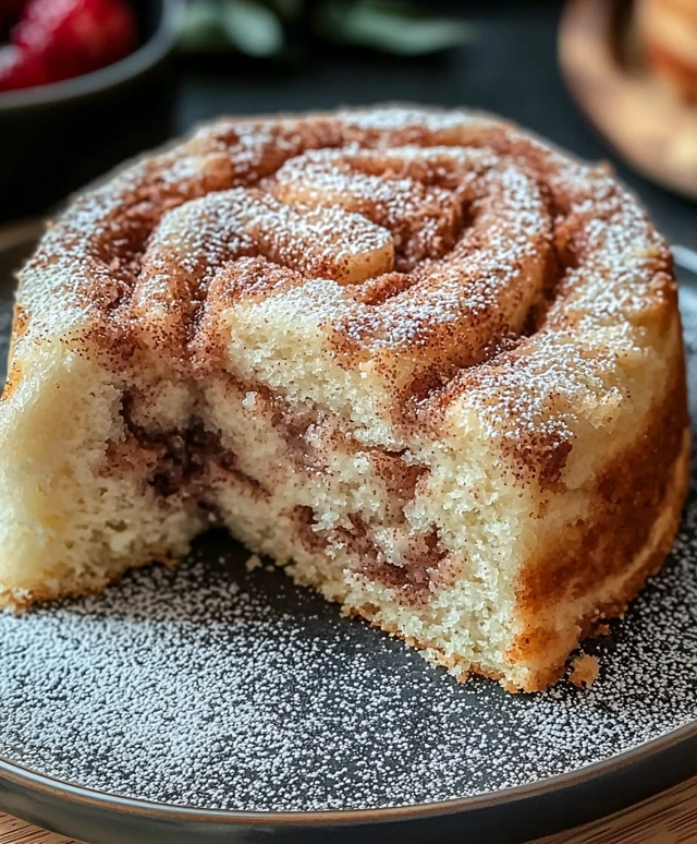 Zimtschneckenkuchen ohne Hefe