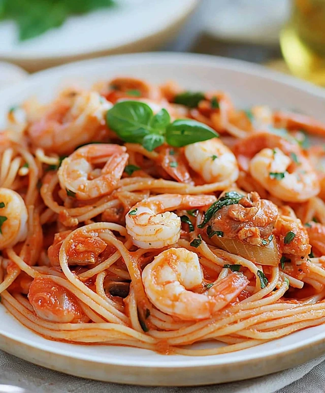 Meeresfrüchte Spaghetti