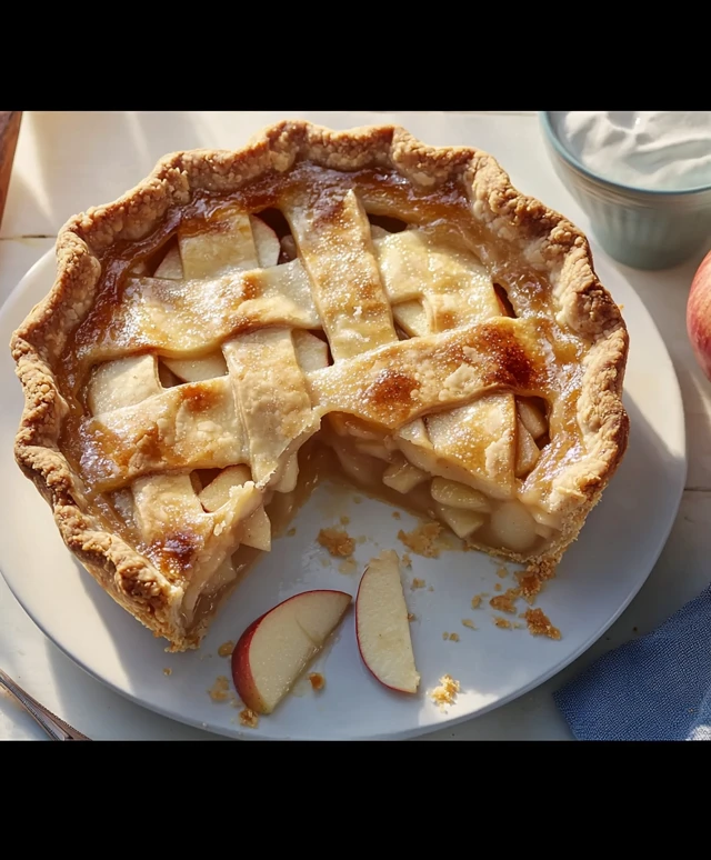 perfekter Apfelkuchen