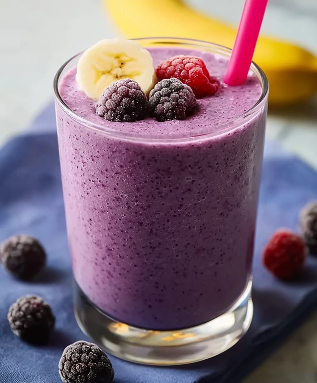 Beeren-Bananen-Smoothie