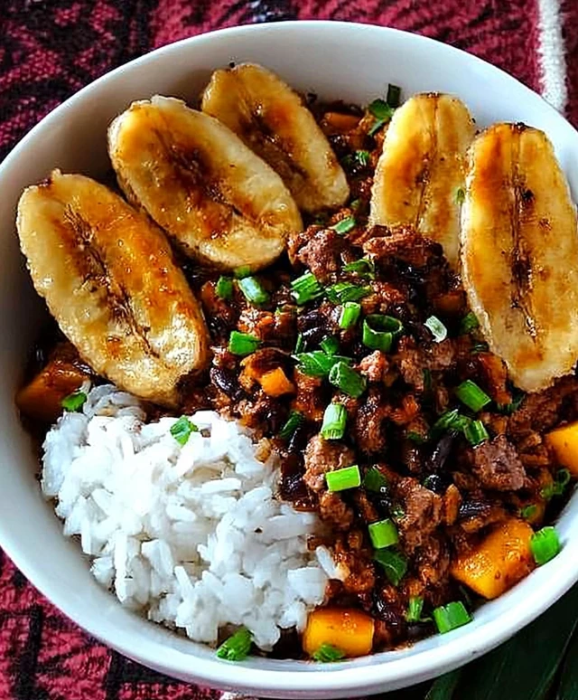 Kubanischer Reis mit Hackfleisch