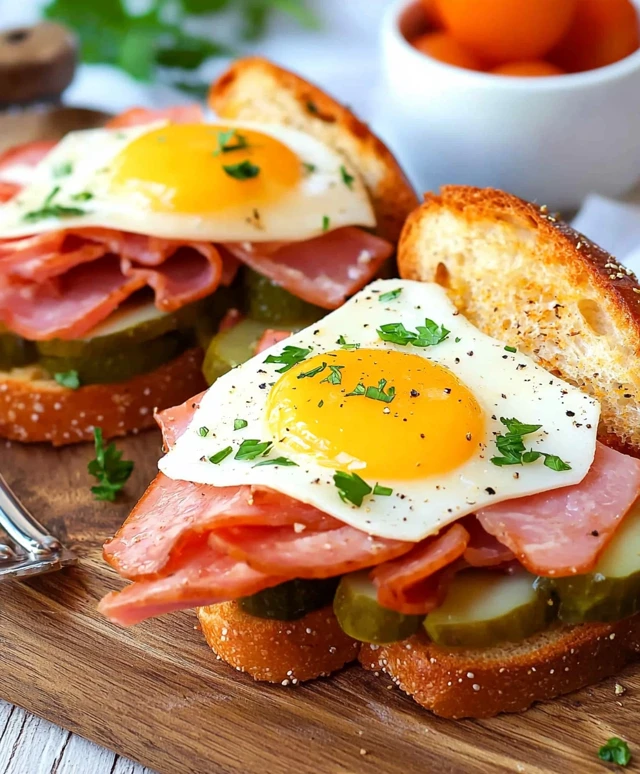 Strammer Max belegtes Brötchen
