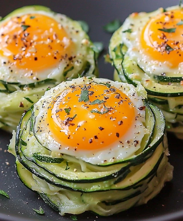 Zucchini Ei Nester