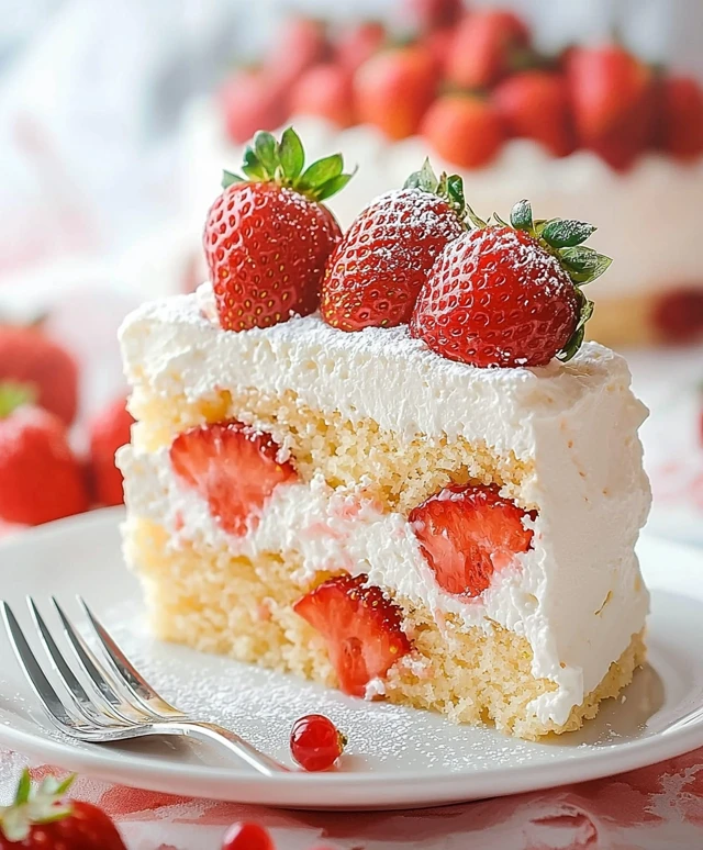 Erdbeer Raffaello Torte