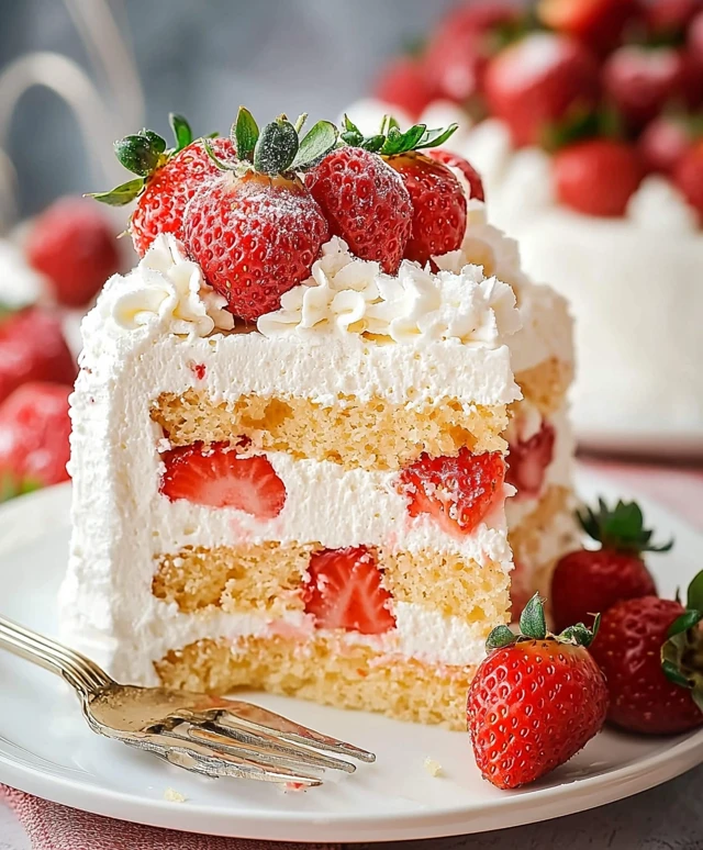 Erdbeer Raffaello Torte