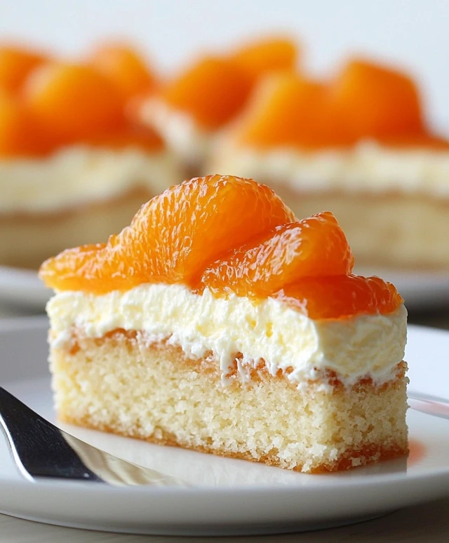Mandarinenkuchen mit Schmand