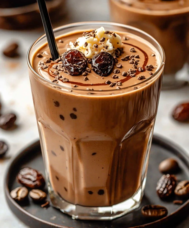 Tahini Schokoladen Dattel Shake