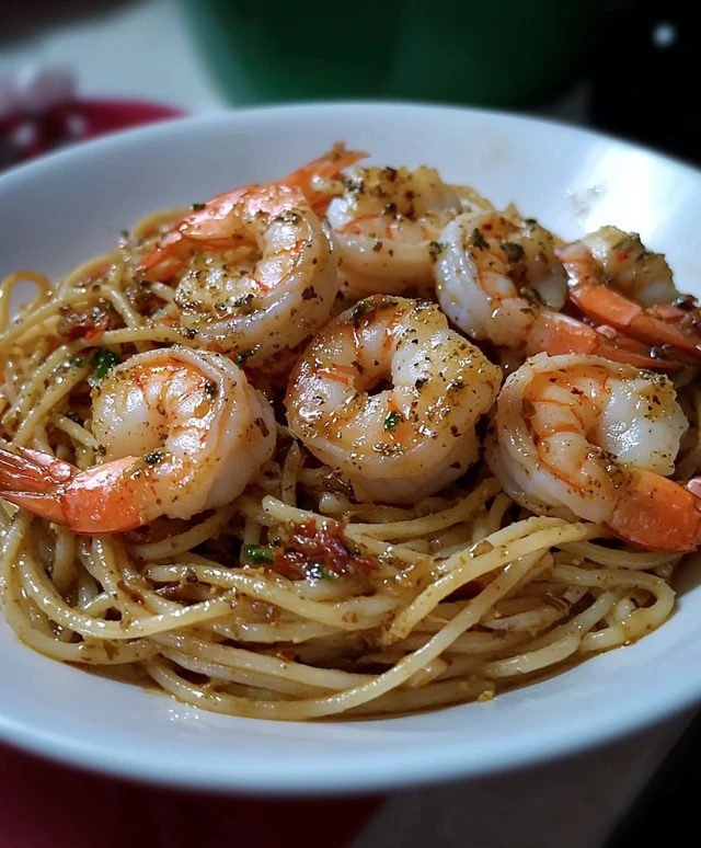 Garnelen mit Chili und Knoblauch