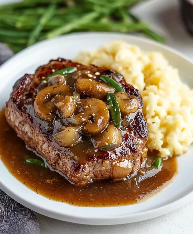 Würfelsteak mit Soße