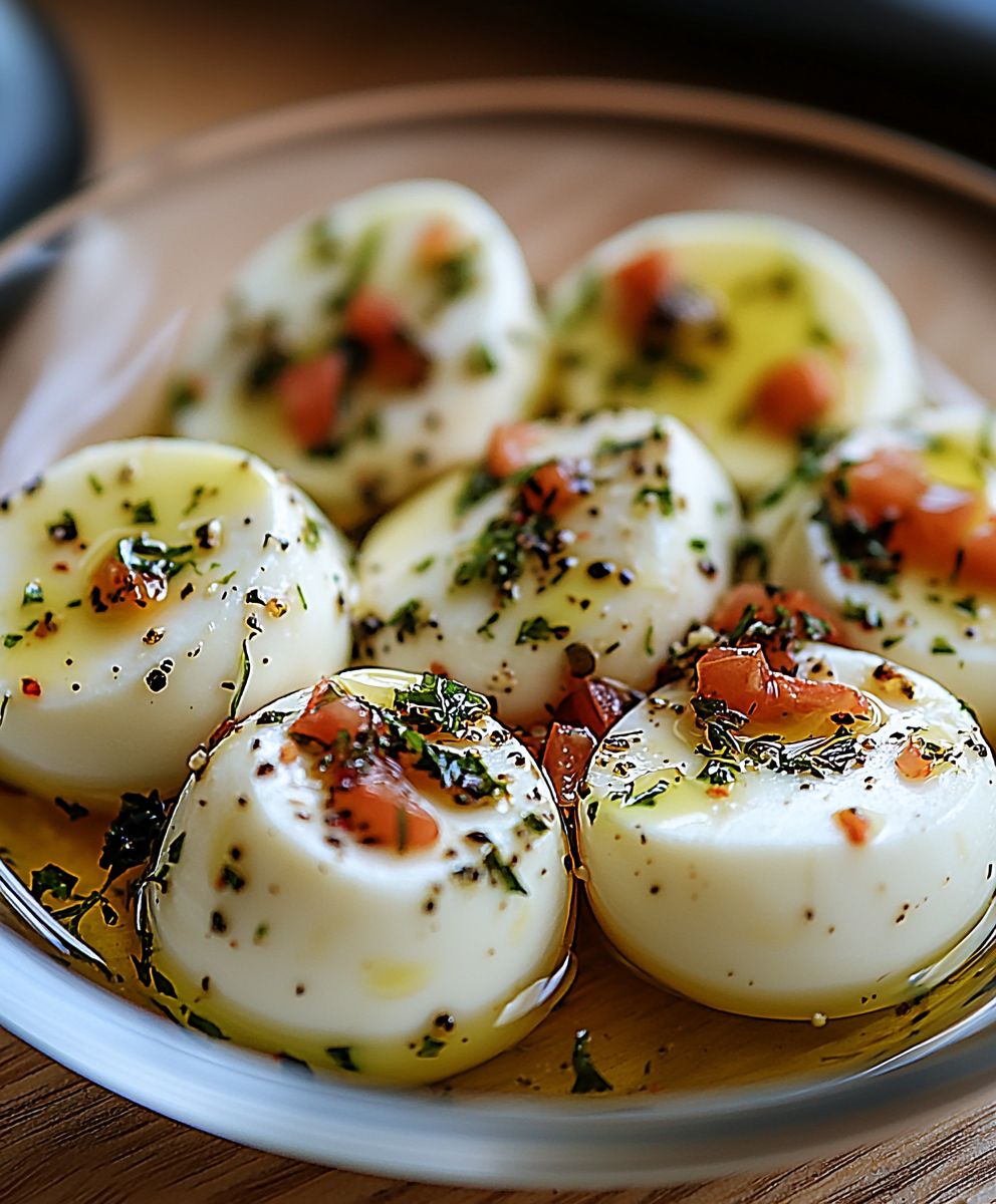 Mozzarella einlegen