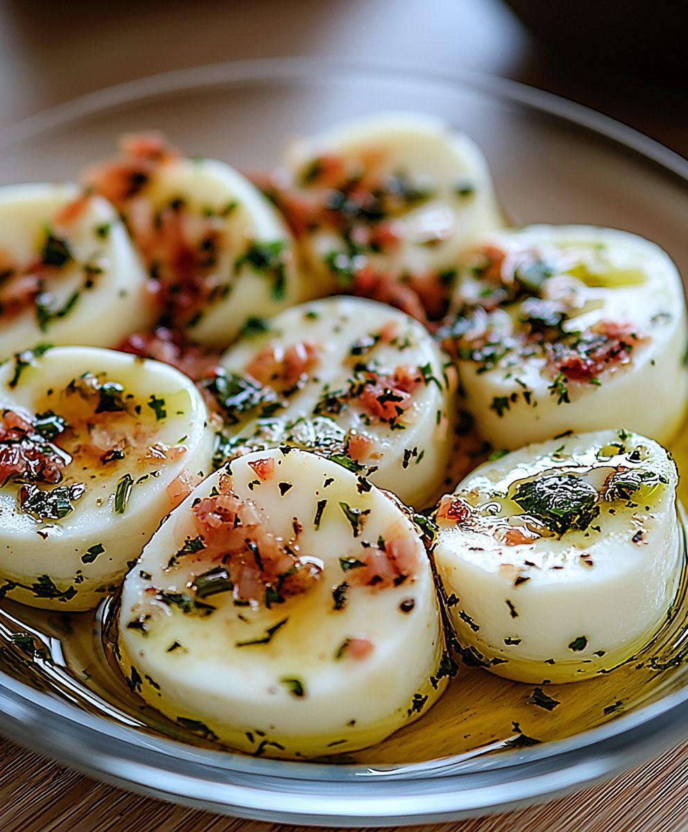 Mozzarella einlegen