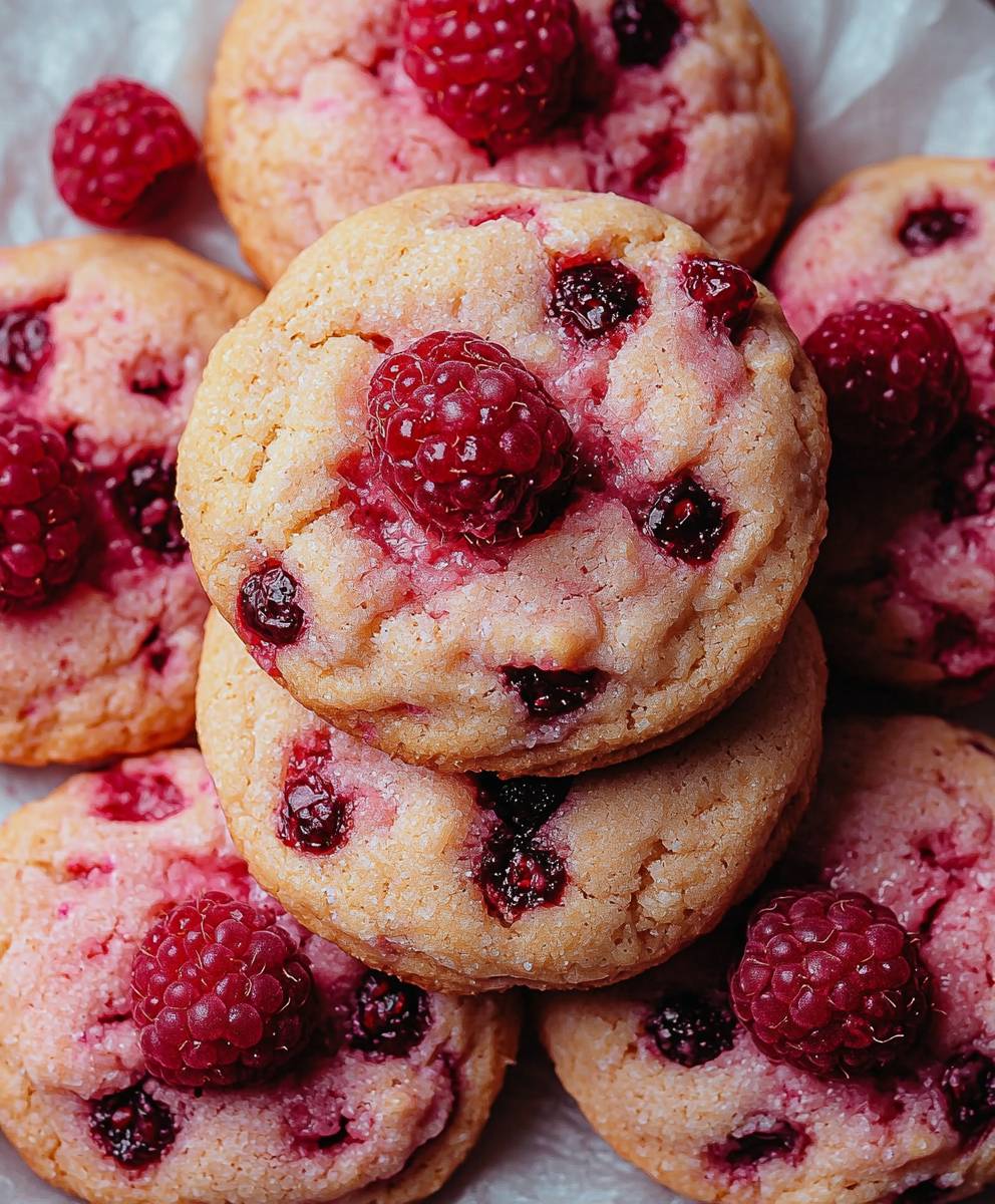 Himbeerkekse backen