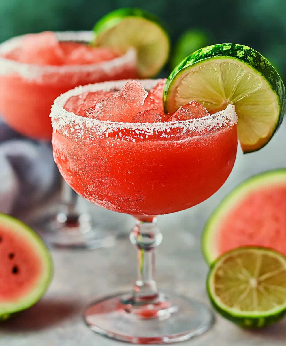 Gefrorene Wassermelonen Margarita
