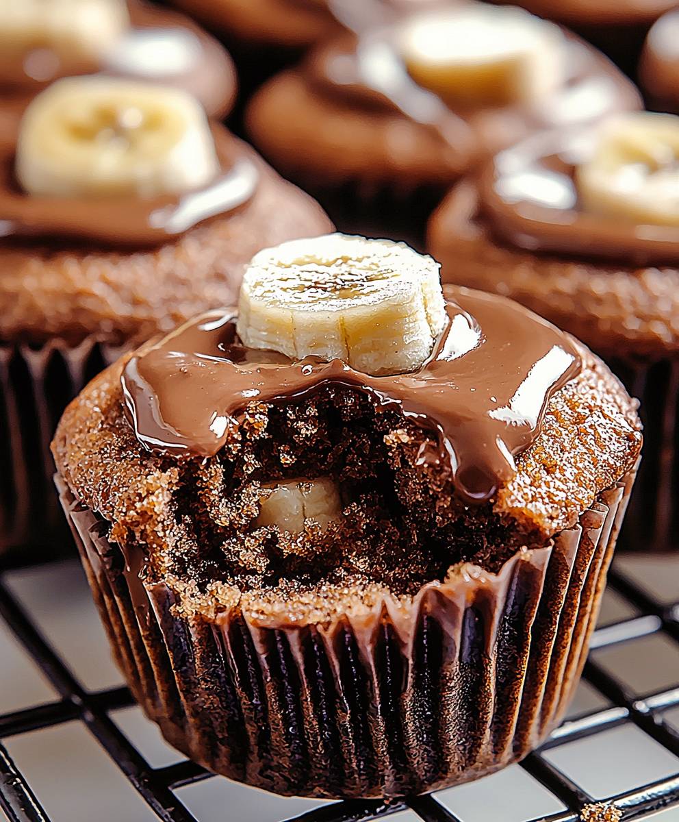 Nutella Bananen Muffins backen