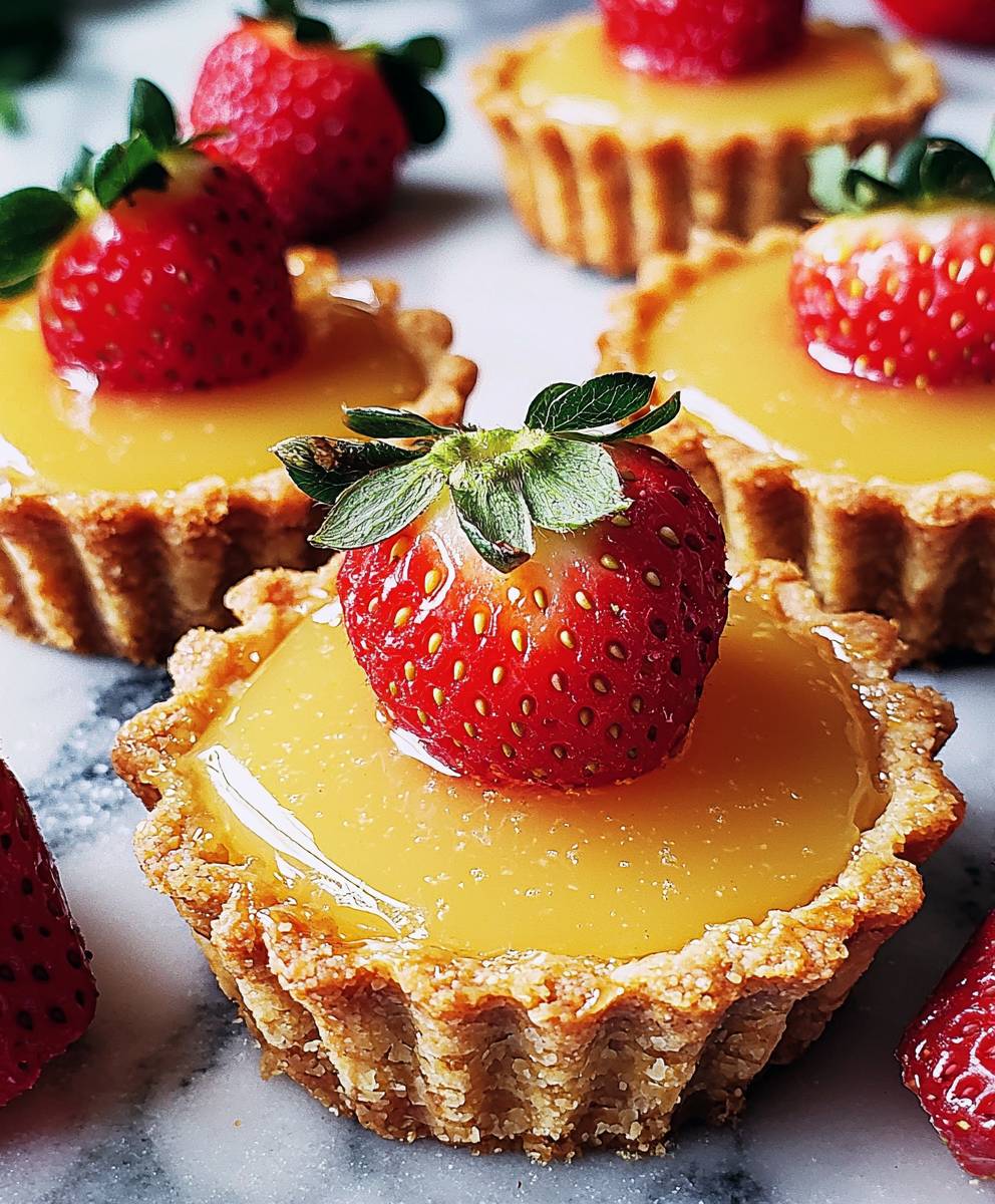 Erdbeer Honig Pudding Törtchen