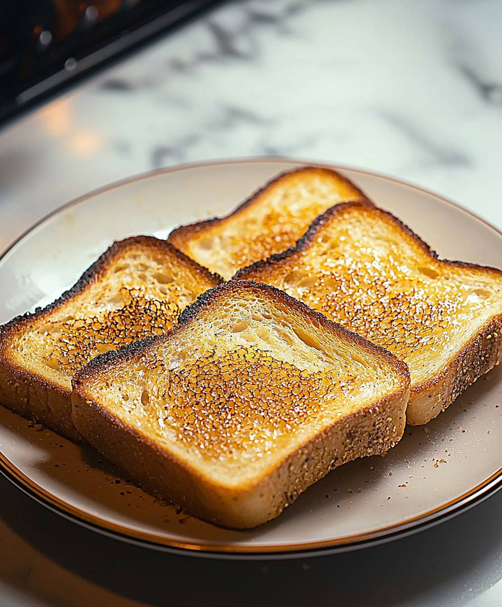 Toast im Ofen backen