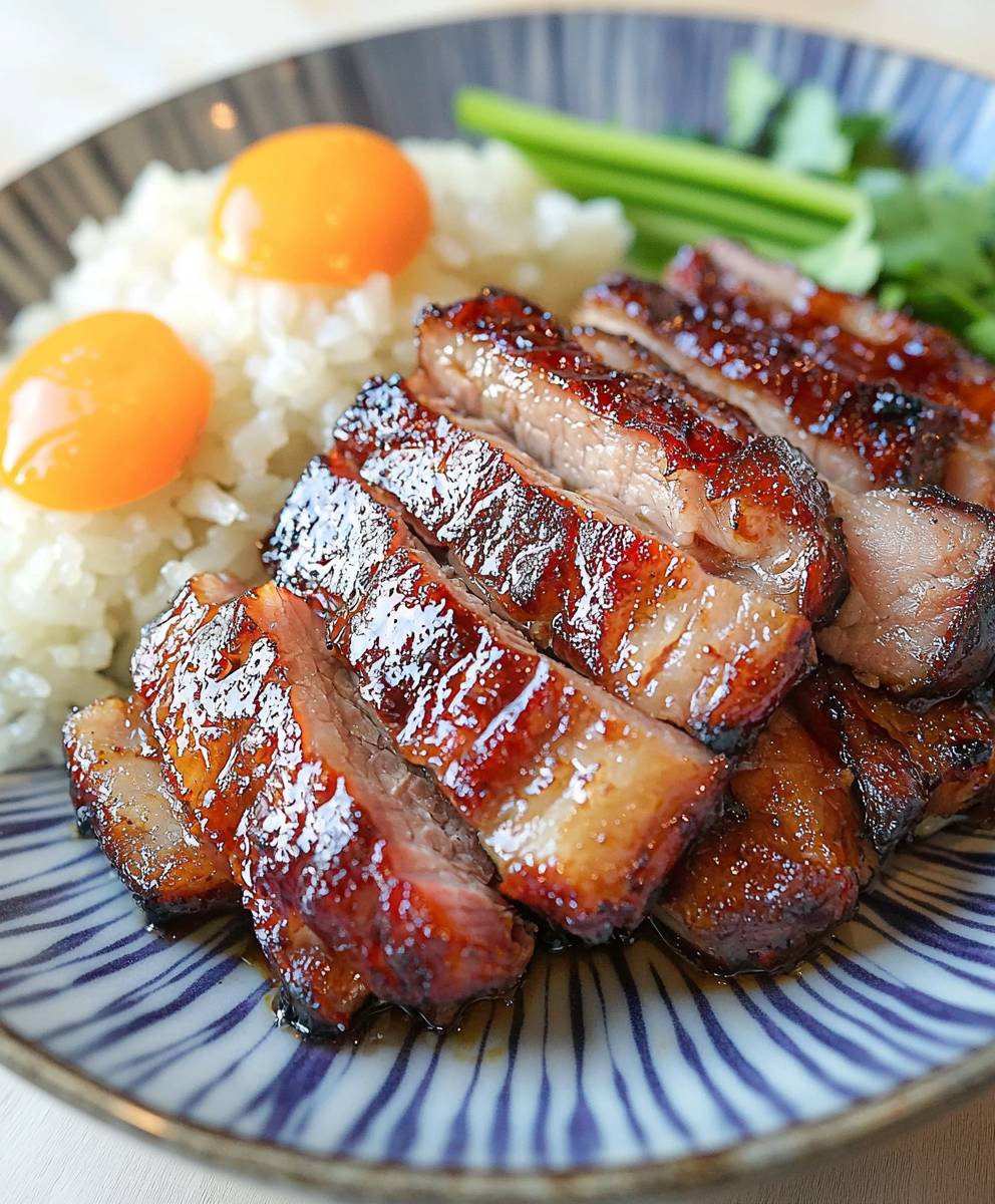 BBQ Schweinefleisch Hongkong Art