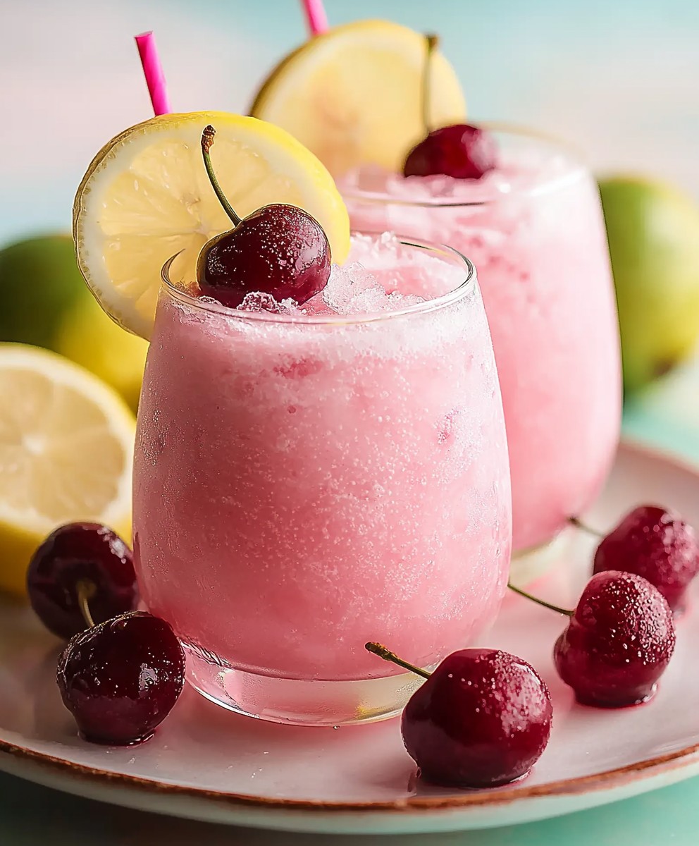 Gefrorene Kirschlimonade herstellen