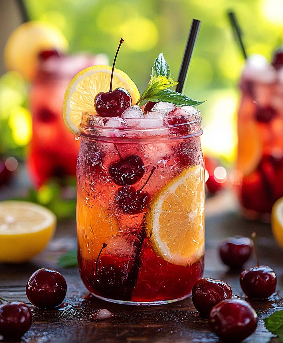 Kirschtee Limonade selber machen