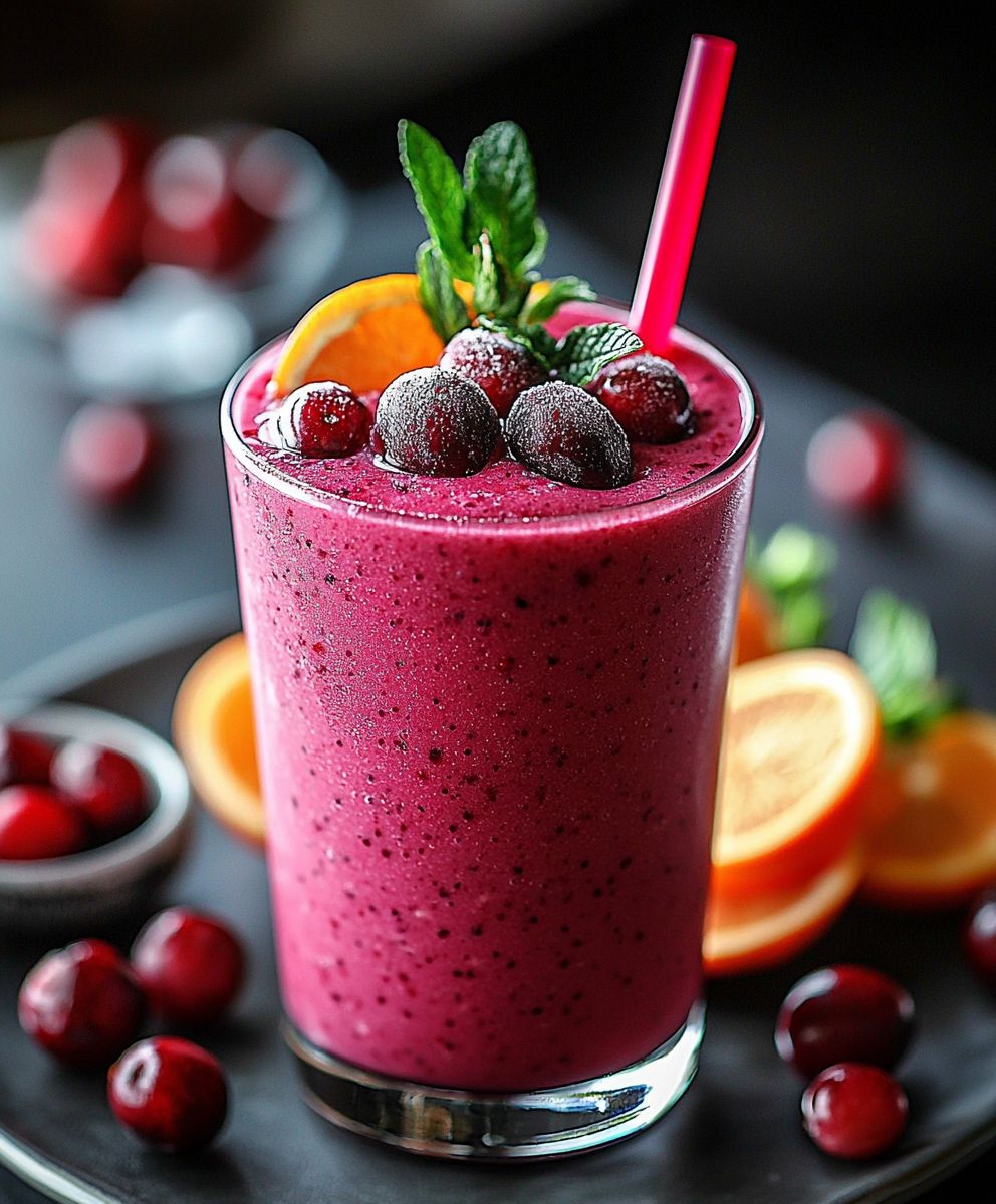 Cranberry Hibiskus Smoothie