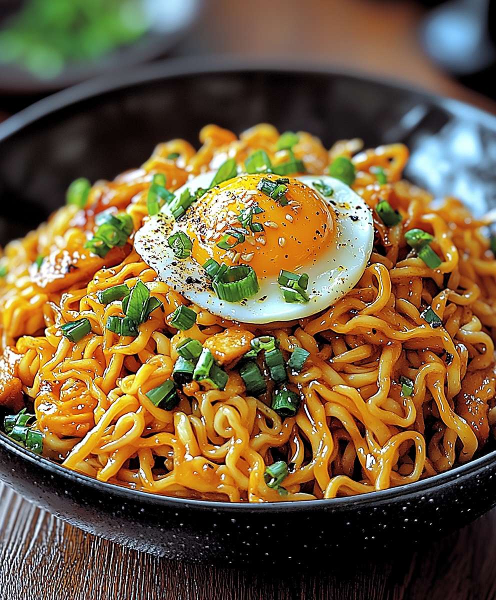 Chinesische Bratnudeln mit Ei