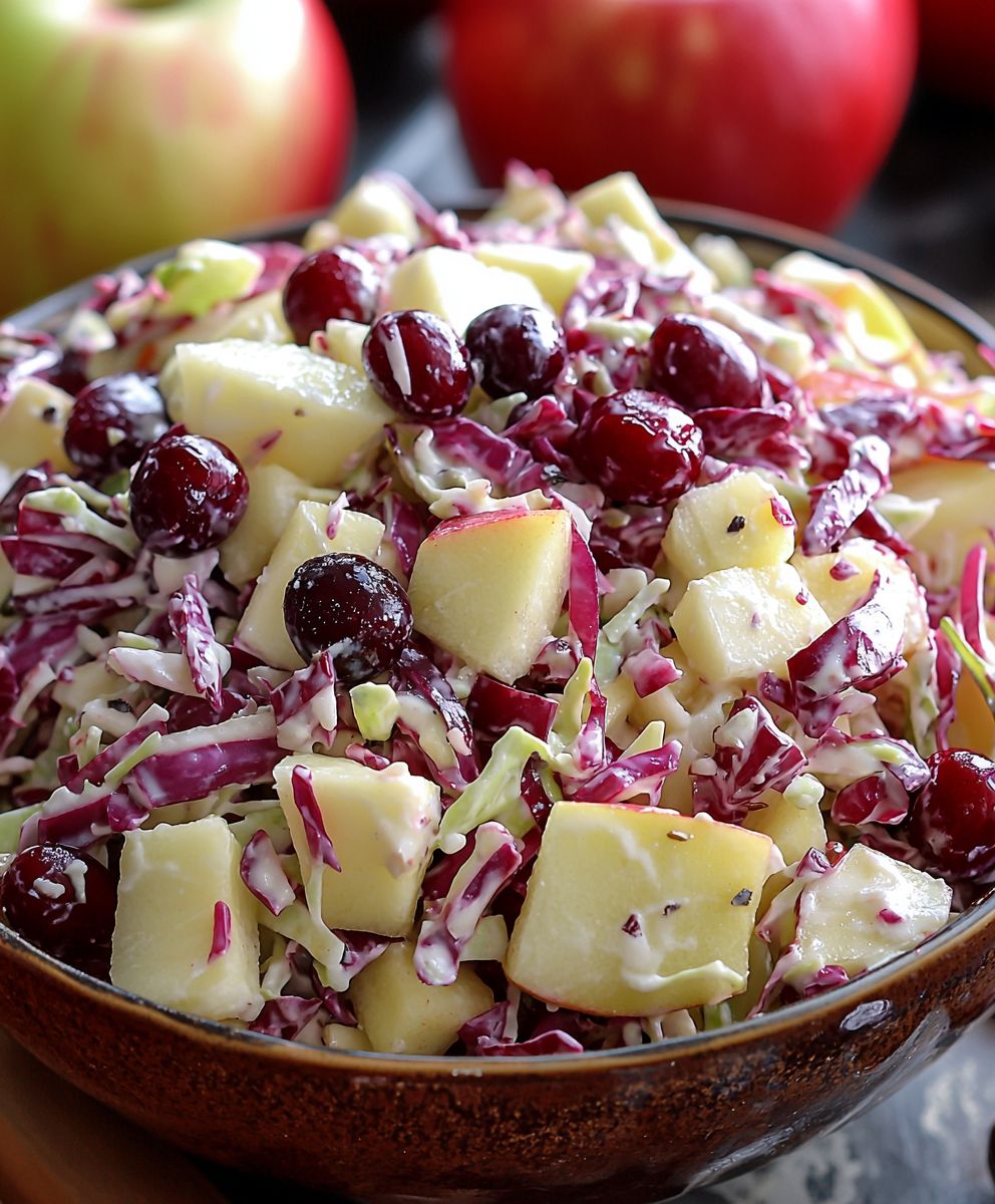 Cranberry Apfel Krautsalat