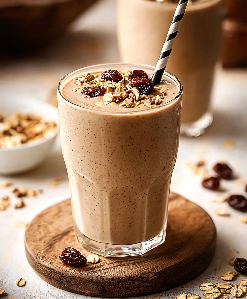 Haferflocken Rosinen Keks Smoothie