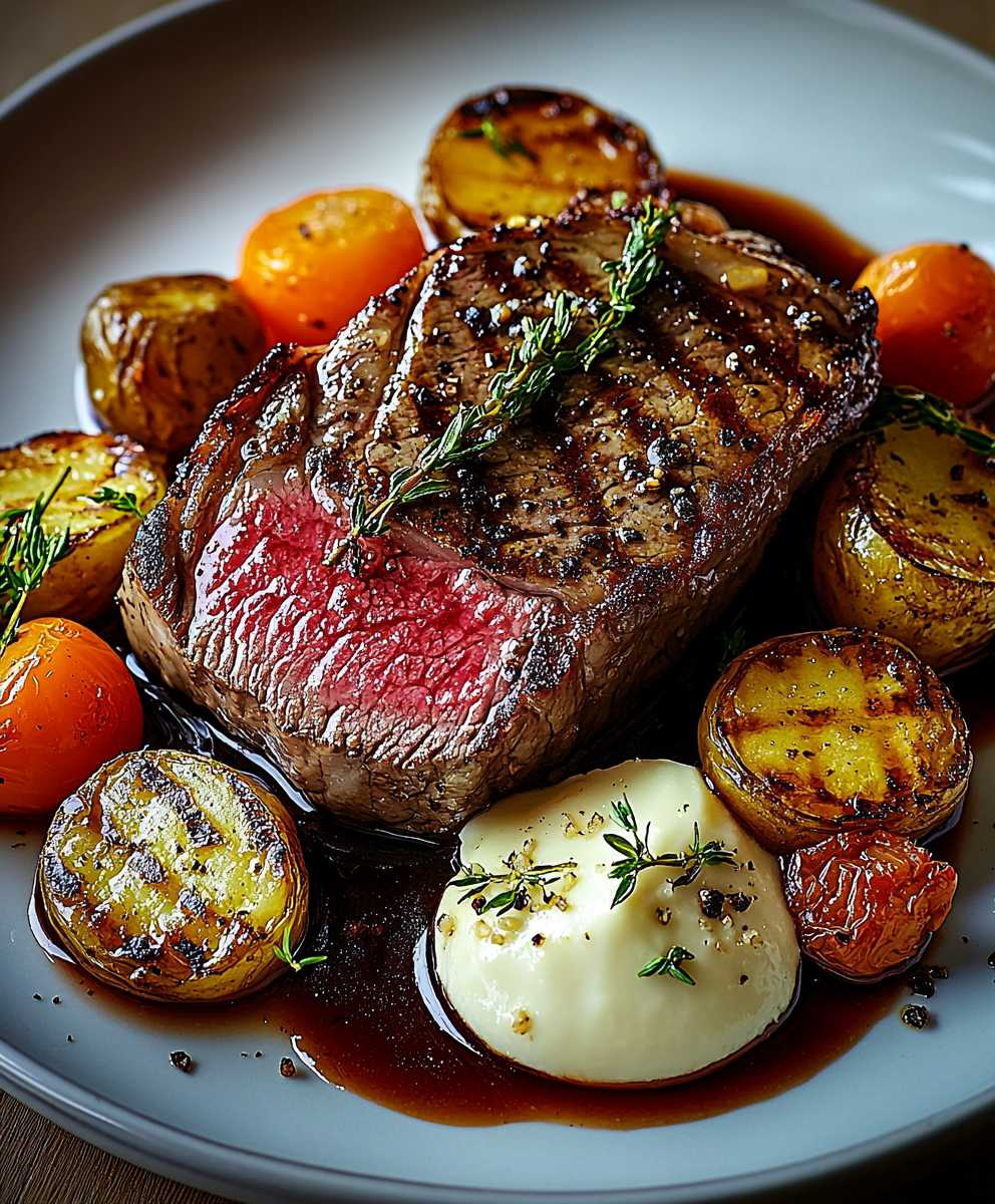 Lendensteak provenzalisch zubereiten