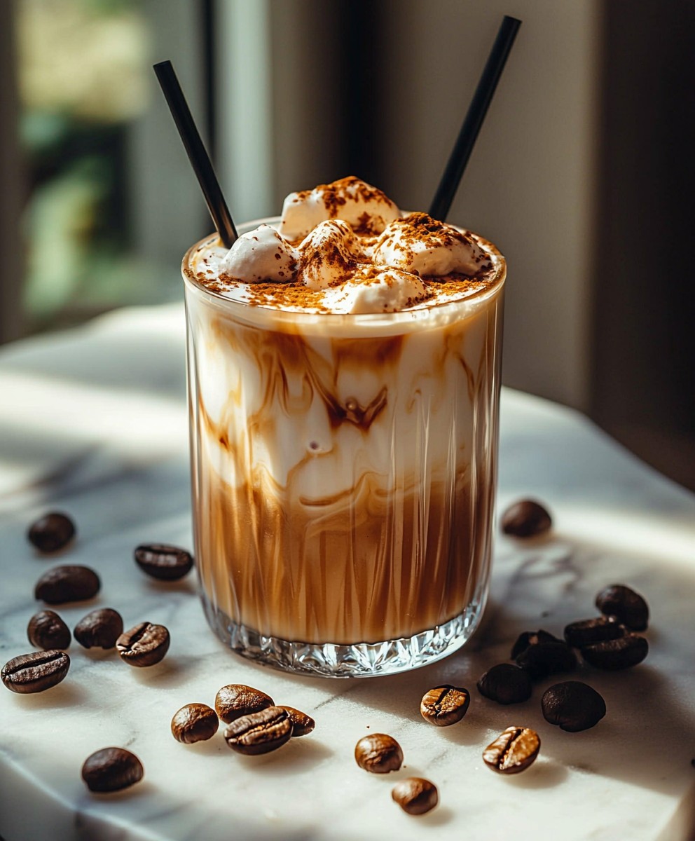 Eiskaffee mit Cashewmilch