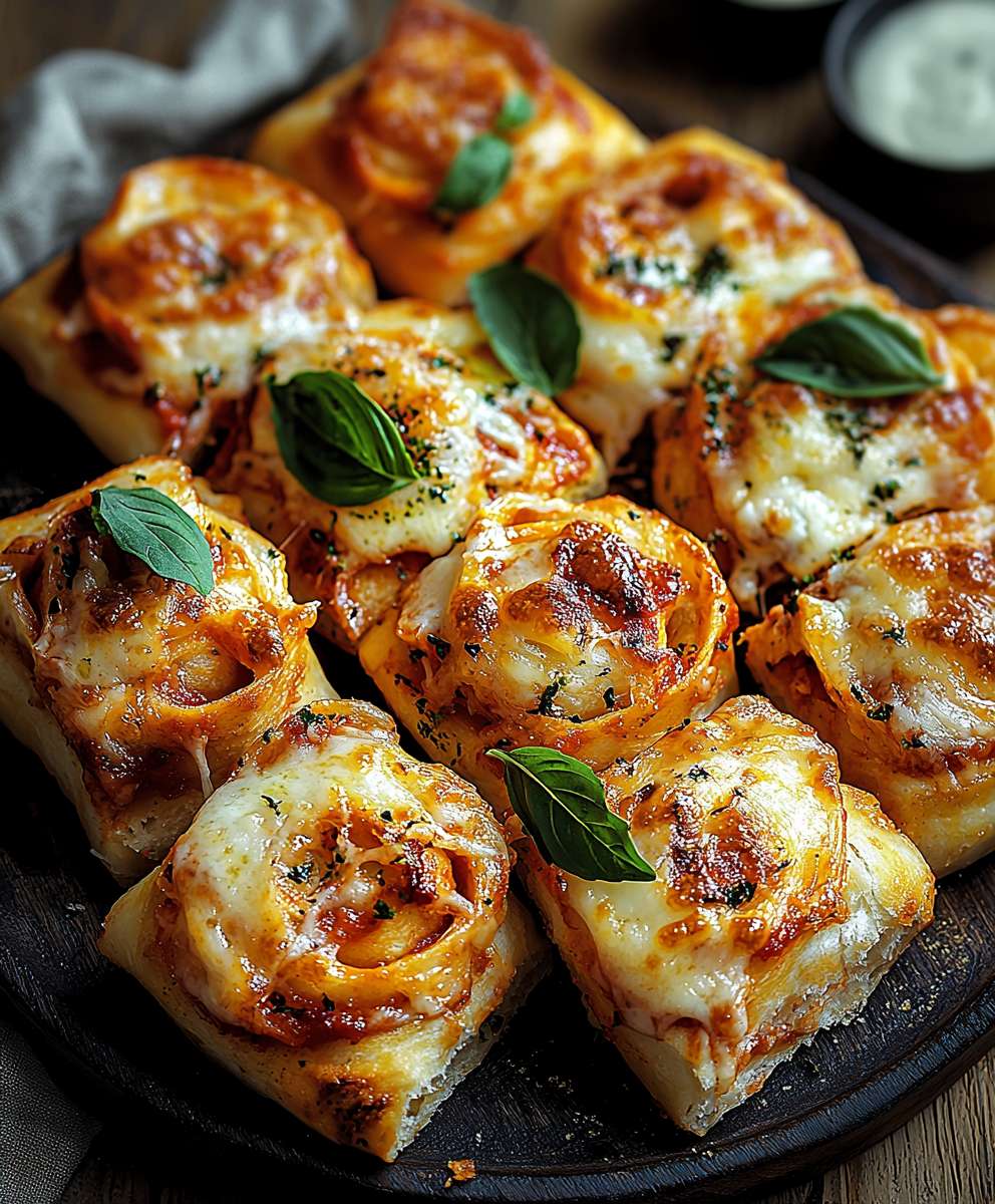 Pizza Brötchen backen