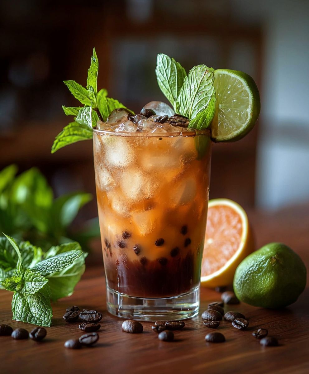 Eiskaffee Mojito selber machen