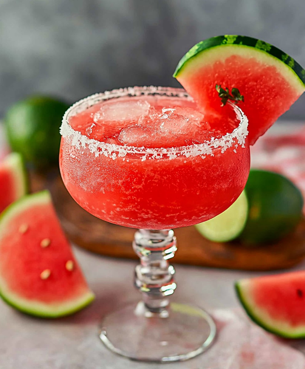Gefrorene Wassermelonen Margarita