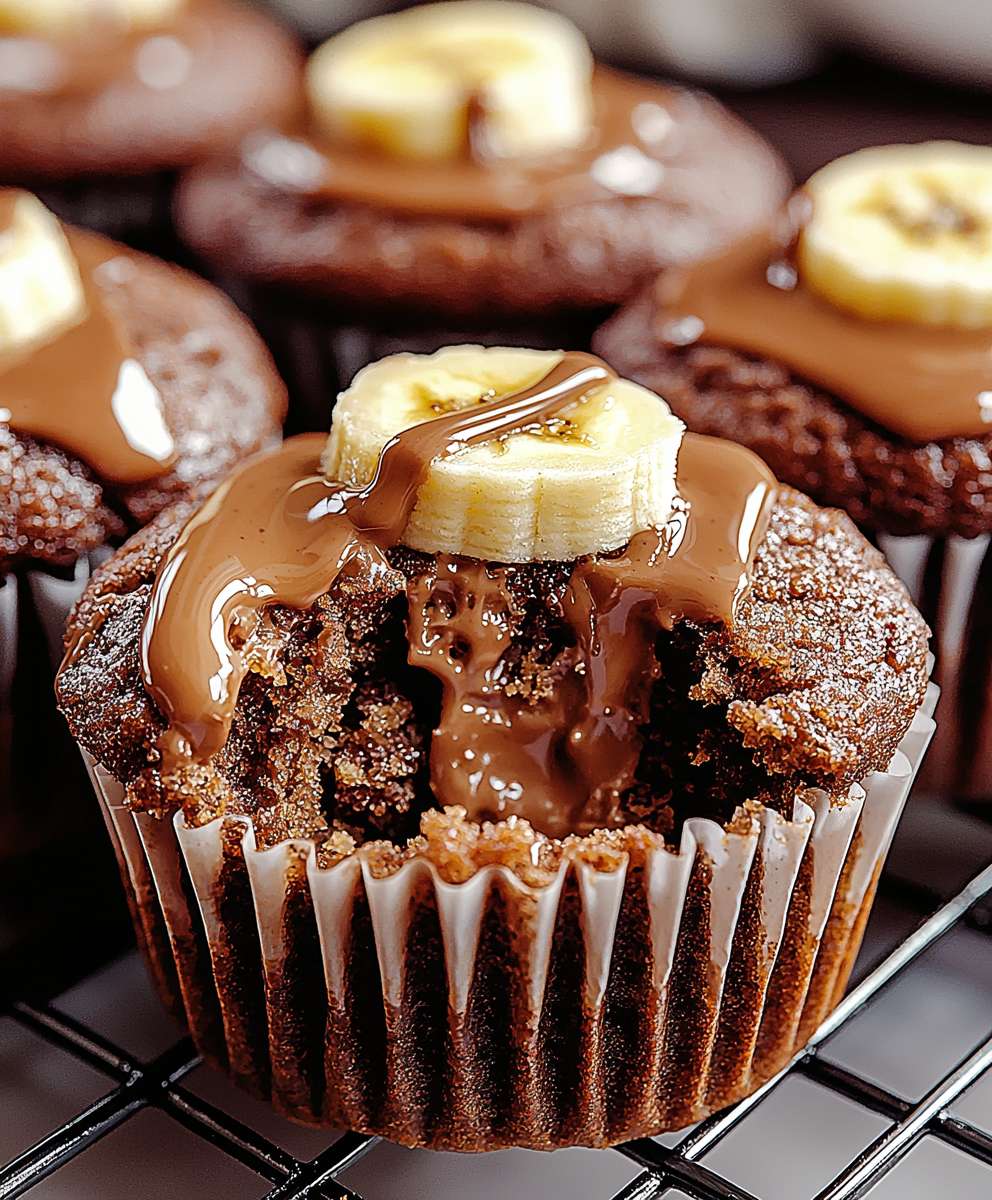 Nutella Bananen Muffins backen