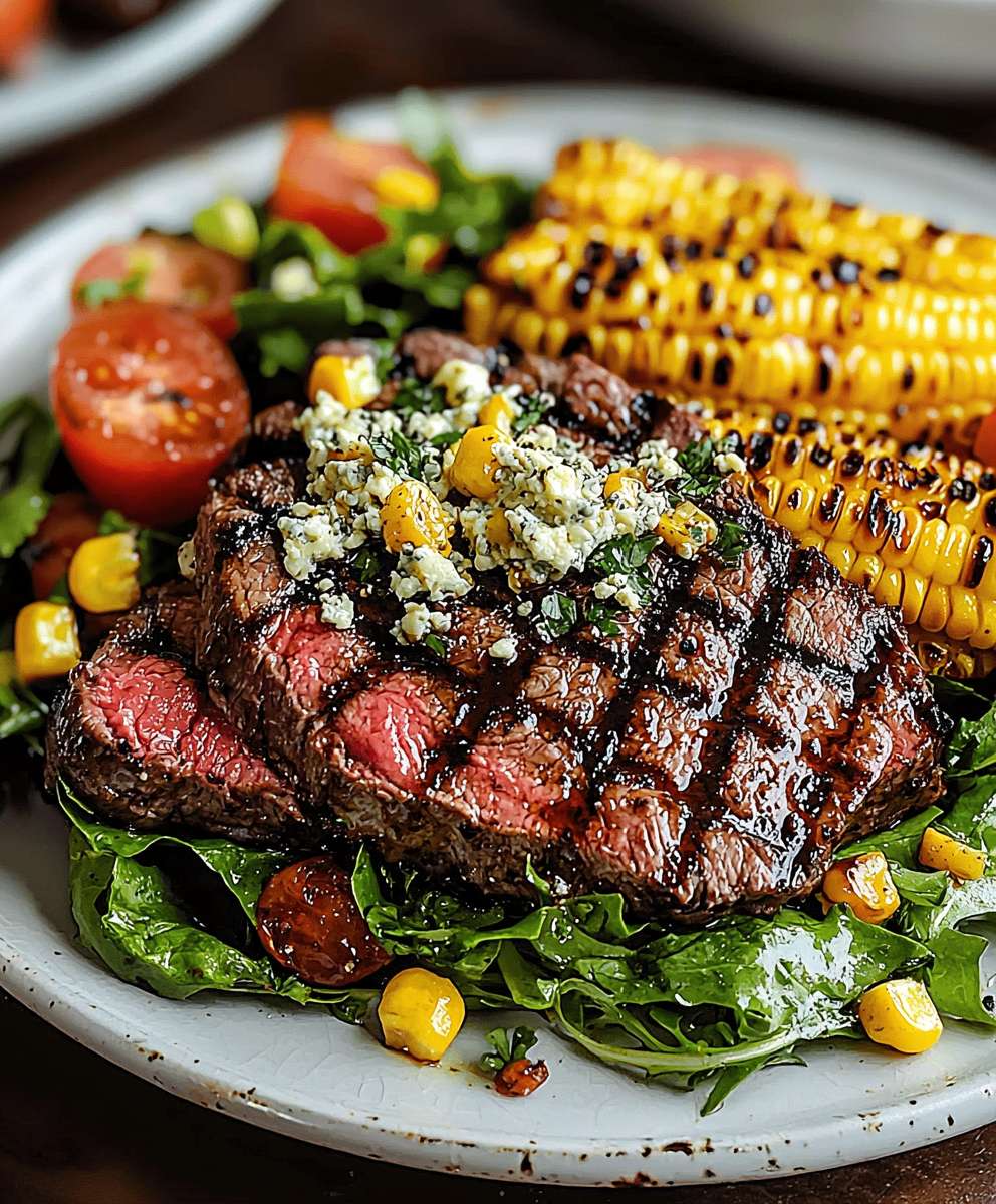 Balsamico Steak Gorgonzola Salat