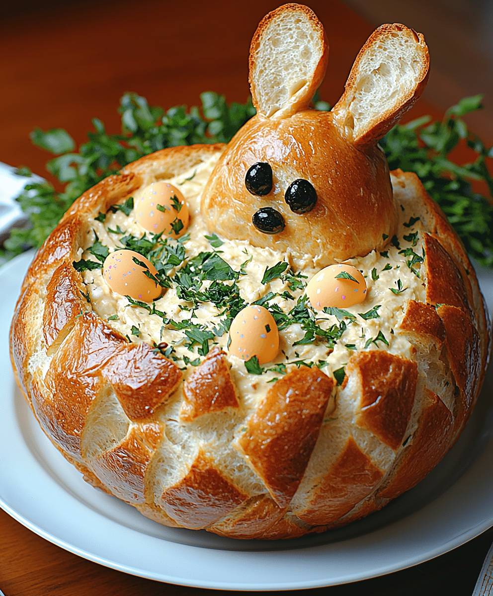 Osterhase Brot Dip Schale